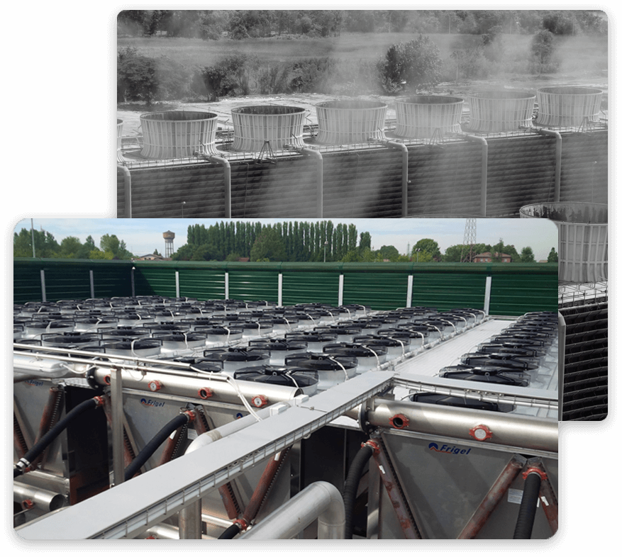 Frigel system adiabatyczny zamiennik wiezy wyparnej