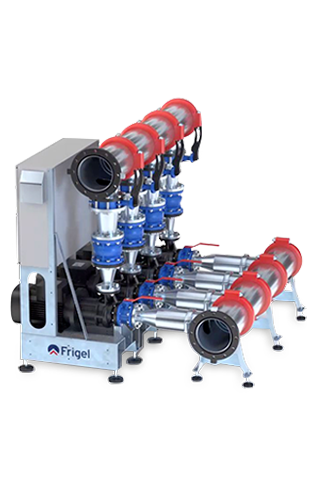 Recirculation pumping groups