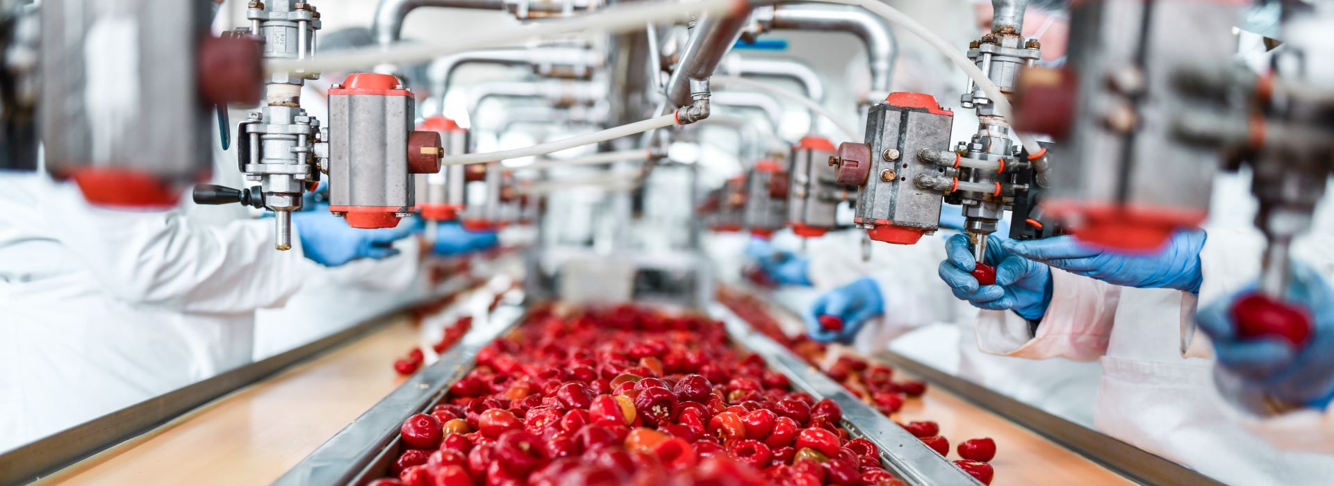 Food slider cooling process