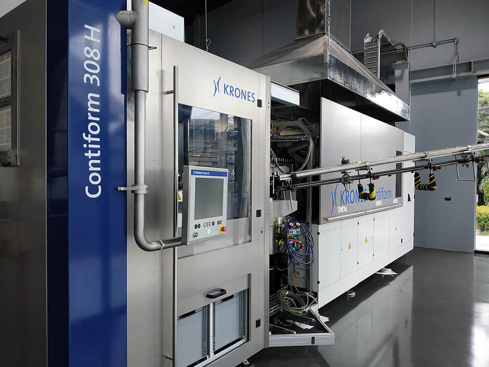 Krones beverage filling line cooling