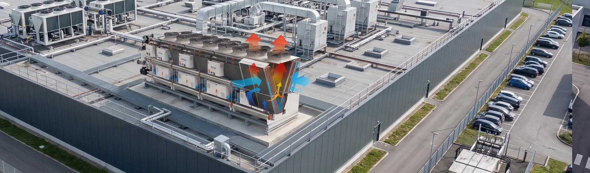 Slider thermal management Synergo frigel water air flow
