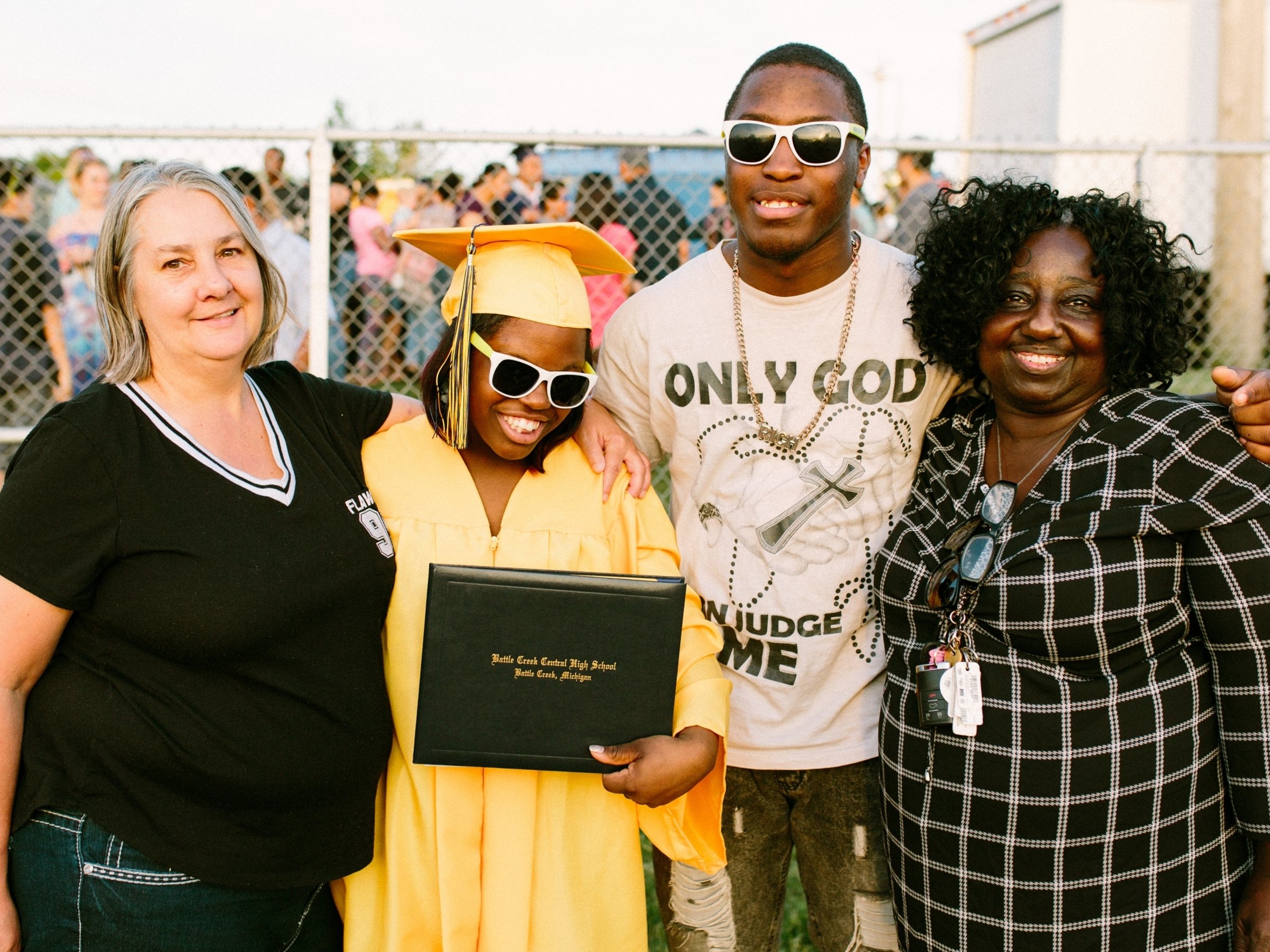 BCPS family celebrates their child's graduation