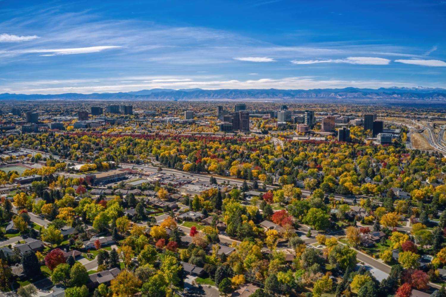 Aurora, CO from Sky