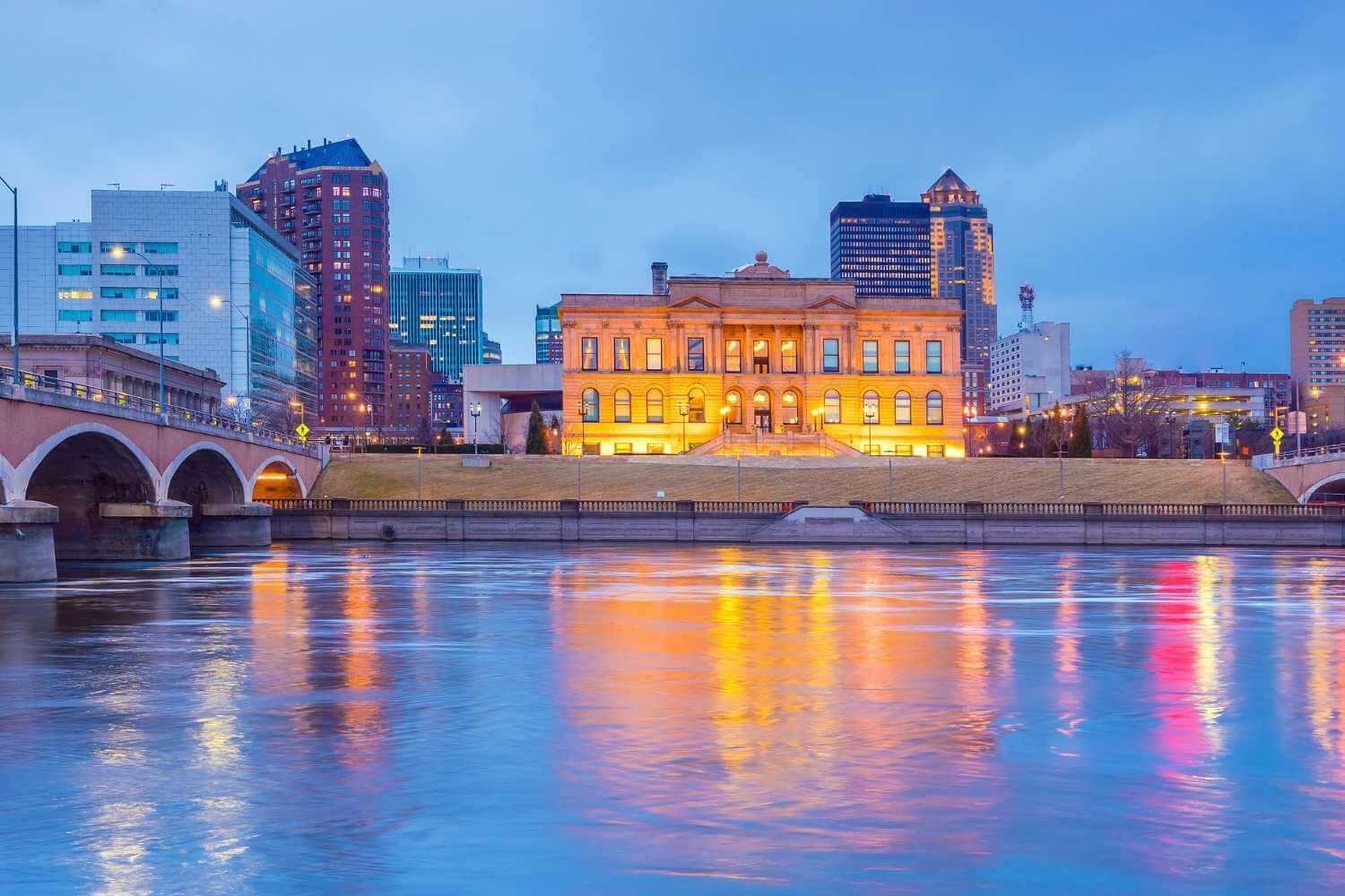 Des Moines IA Skyline