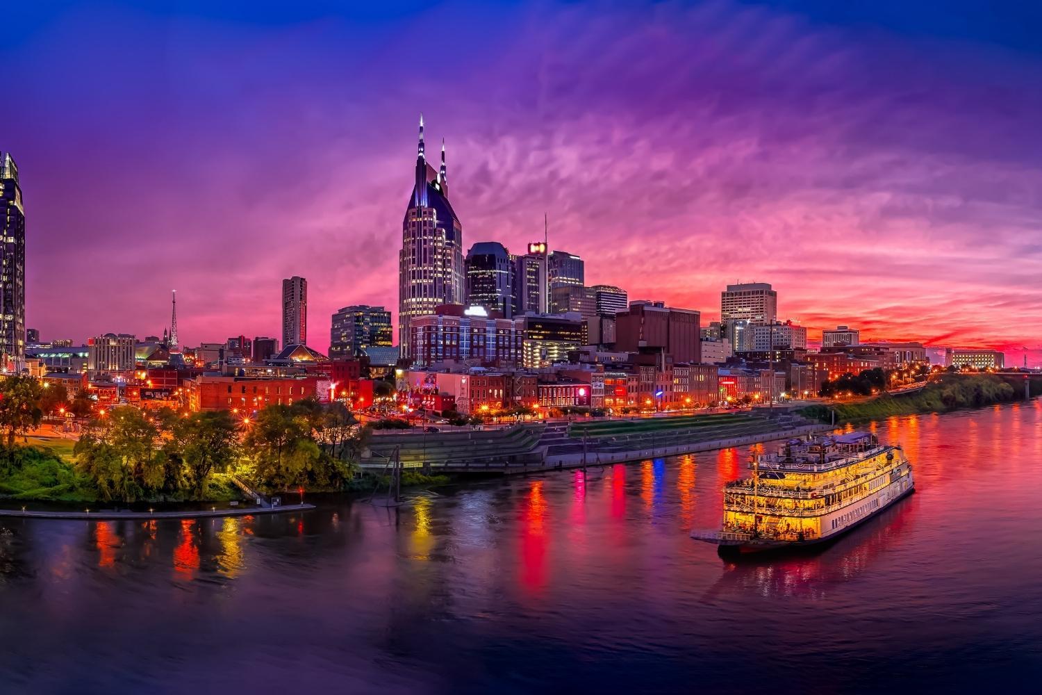 Nashville City at Night