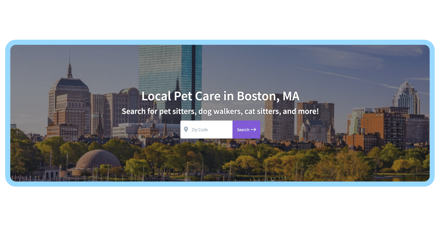 Find a pet sitter in Boston