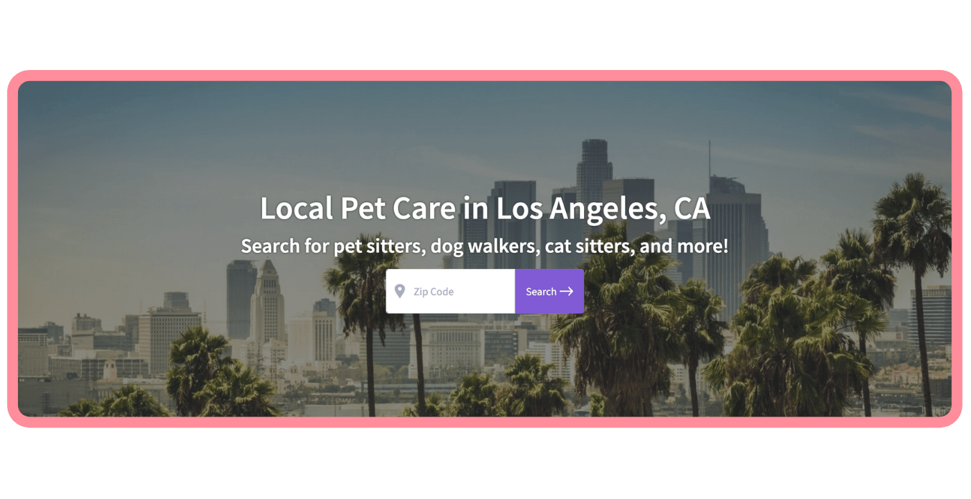 Find a pet care pro - LA Parks