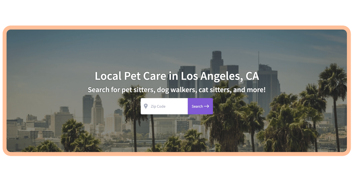 Los Angeles Local Pet Care CTA