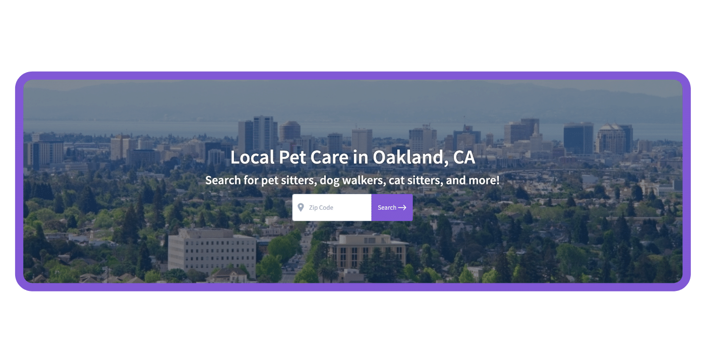 Find Local Pet Care Oakland