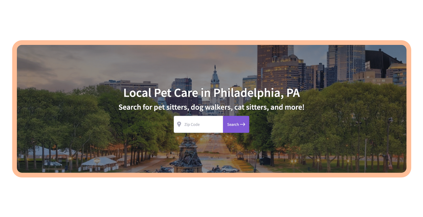 Find a pet care pro - Philly