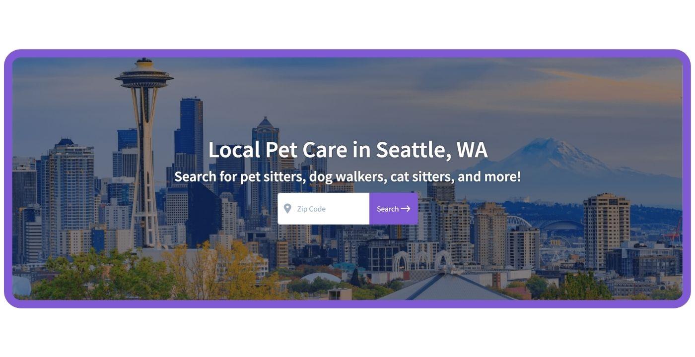 Find Local Pet Care - Seattle Dog Parks CTA