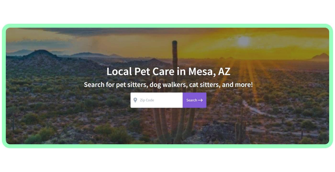 Find Local Pet Care in Mesa AZ