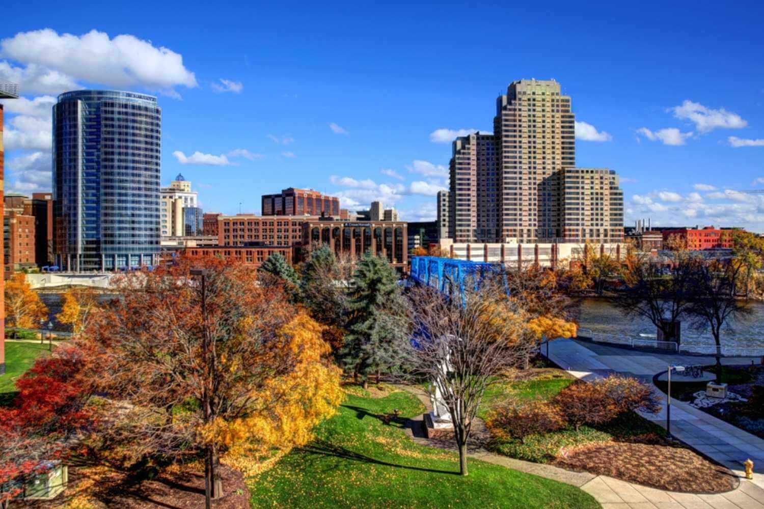 Grand Rapids Parks City Skyline