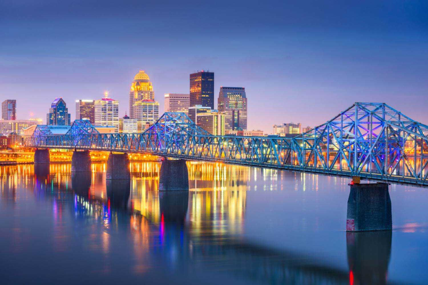 Louisville Bridge and Skyline