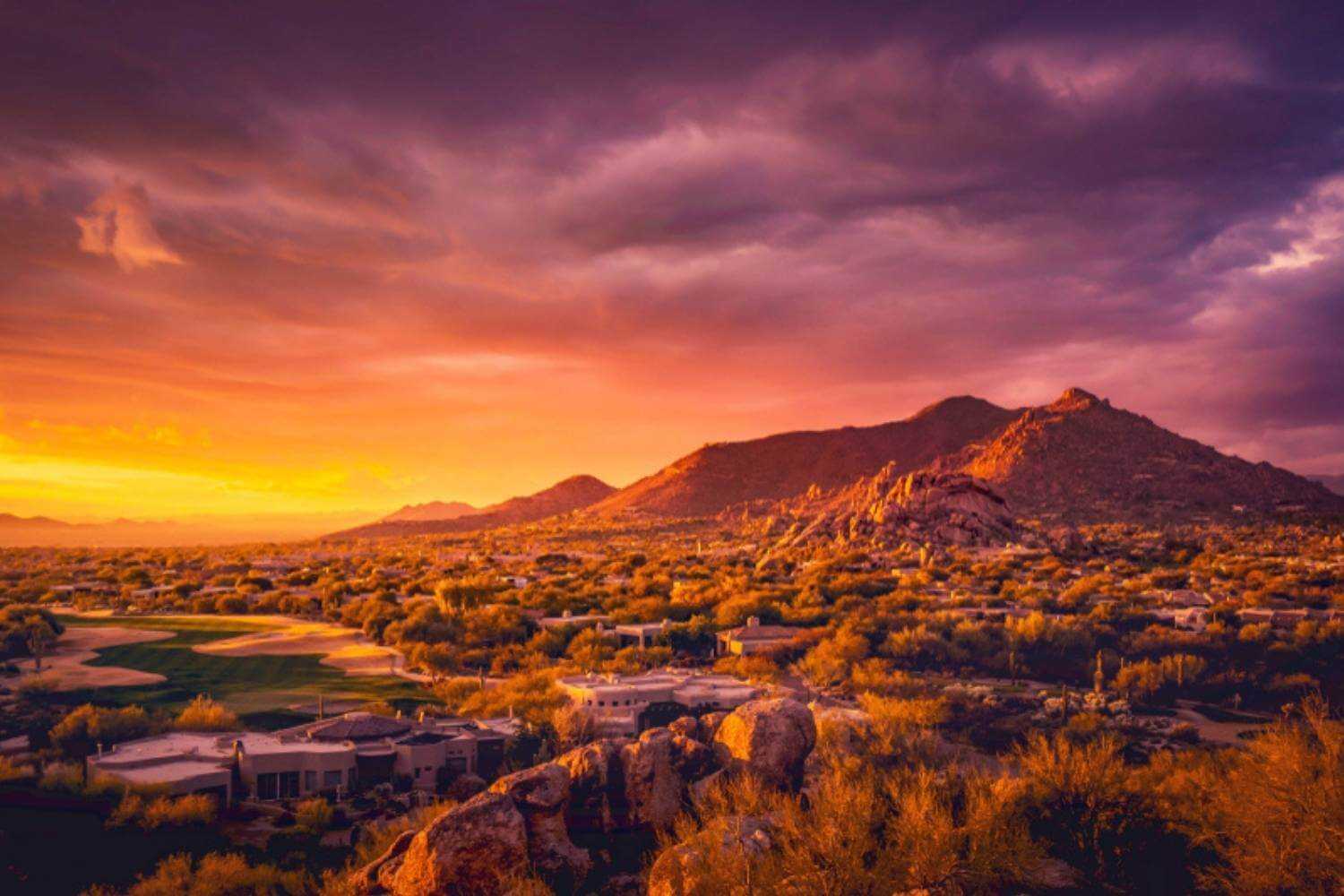 Phoenix Landscape at Dusk