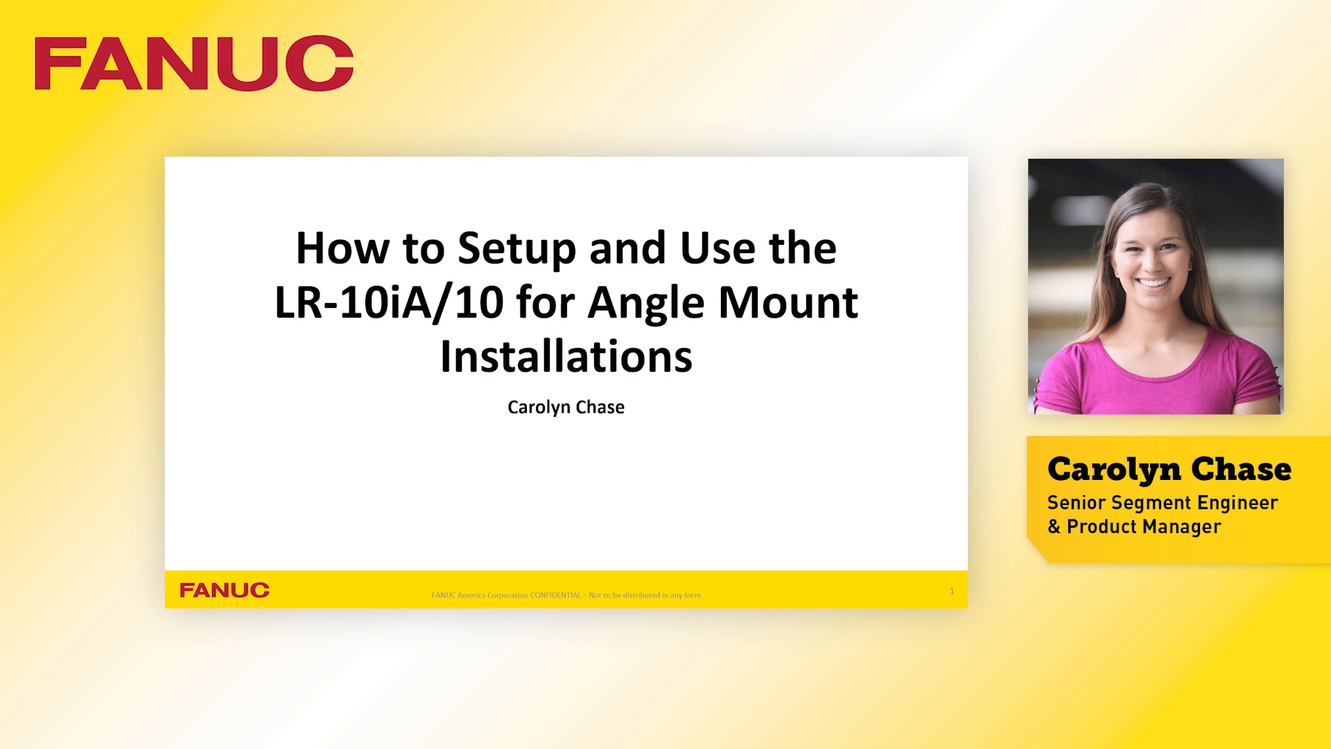 Angle Mounting an LR 10i A10