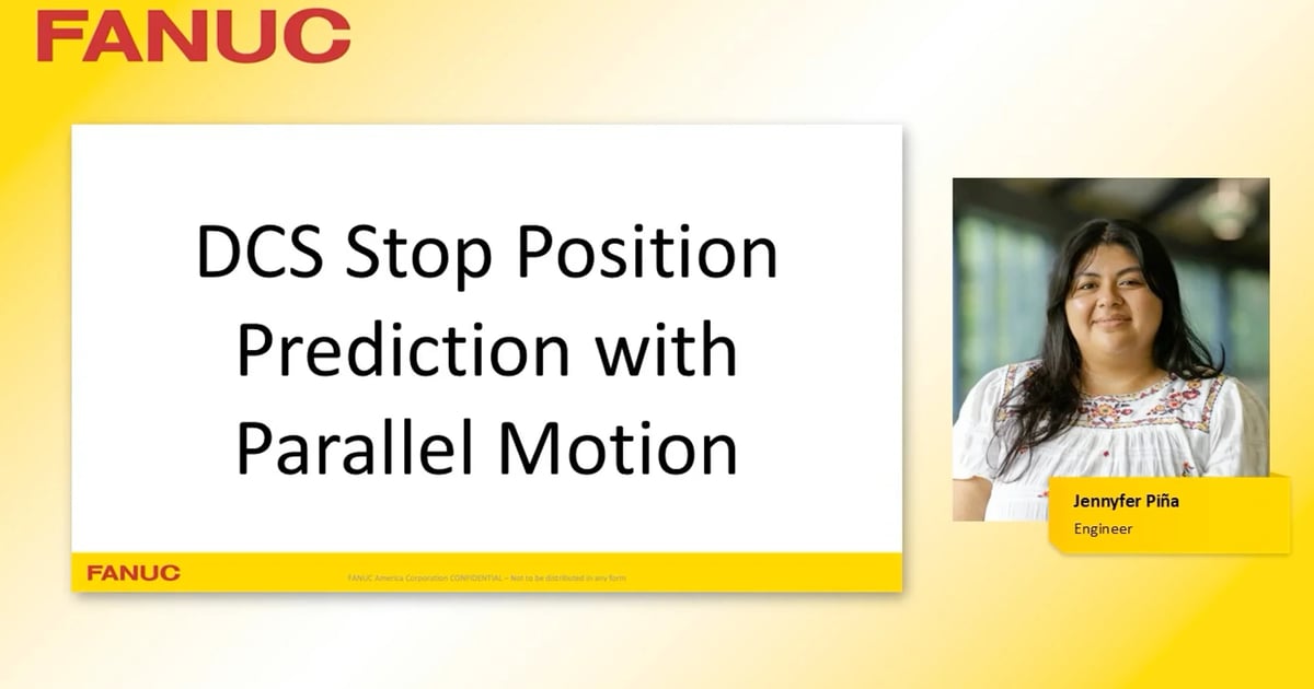 Positional Stop DCS Stop Position Prediction with Parallel Motion | Tech Transfer