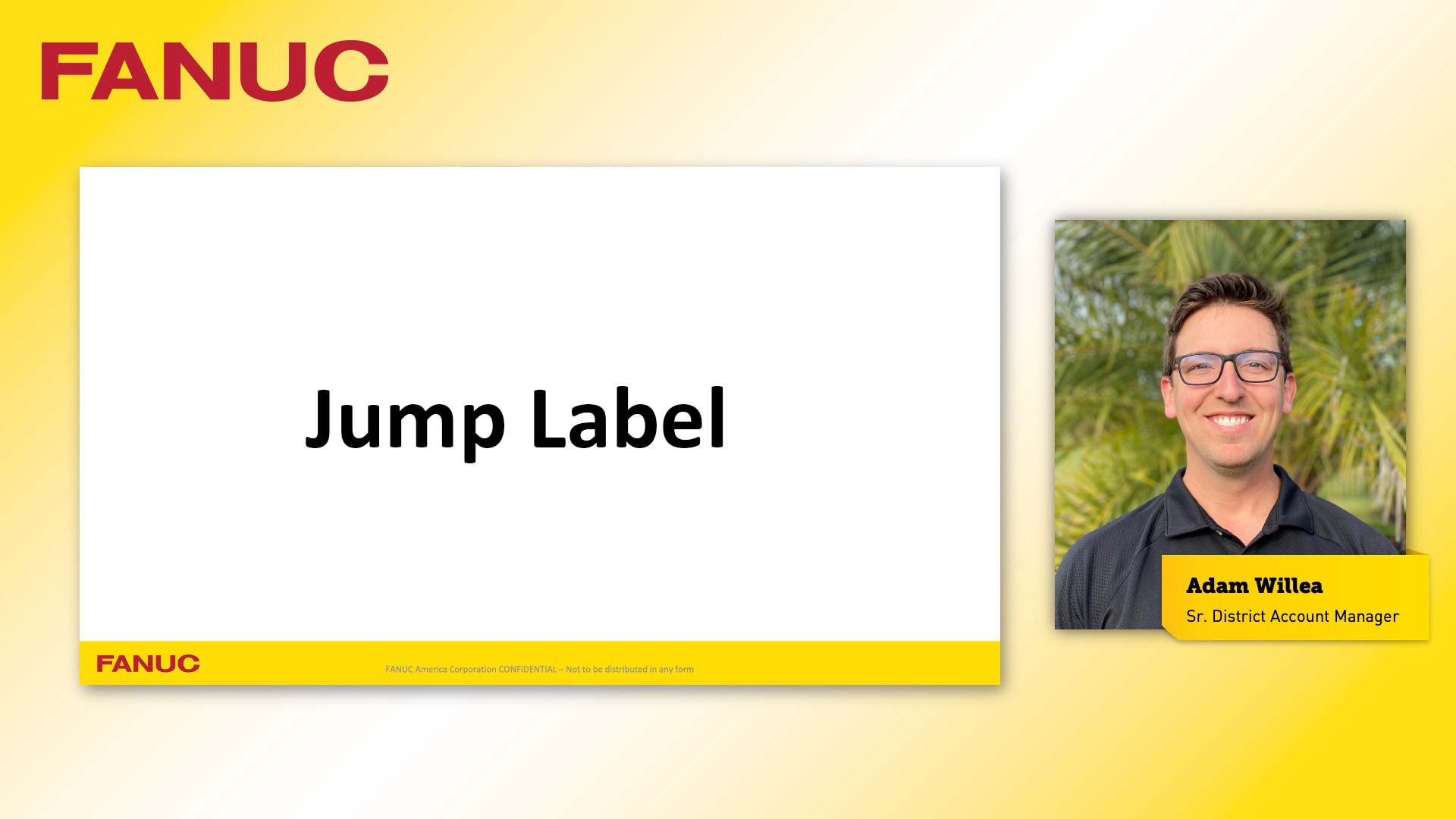 FANUC Jump Label | Tech Transfer