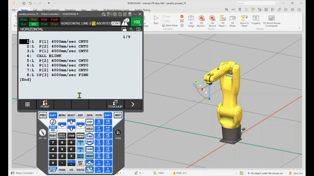 FANUC Run Command Parallel Processing | Tech Transfer