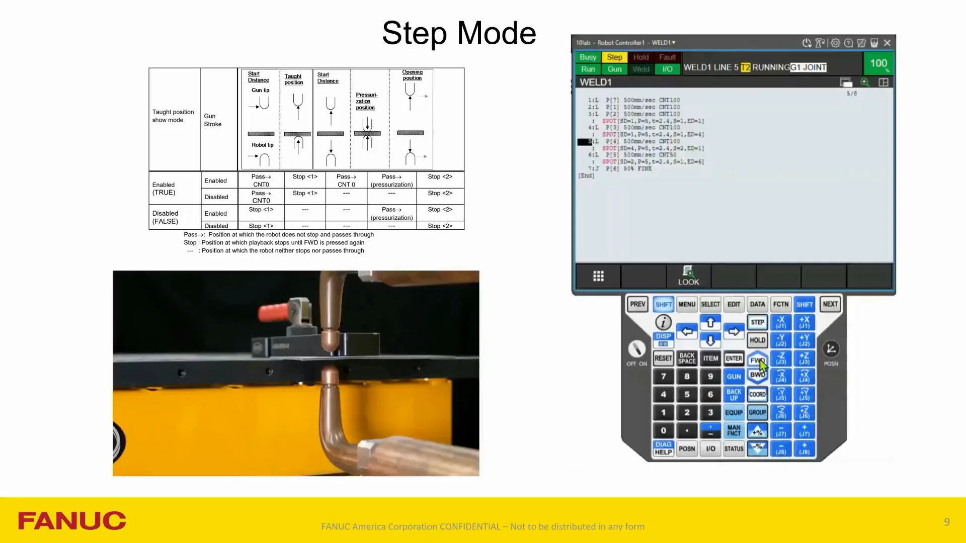 How to use the SPOT Instruction with a Servo Gun