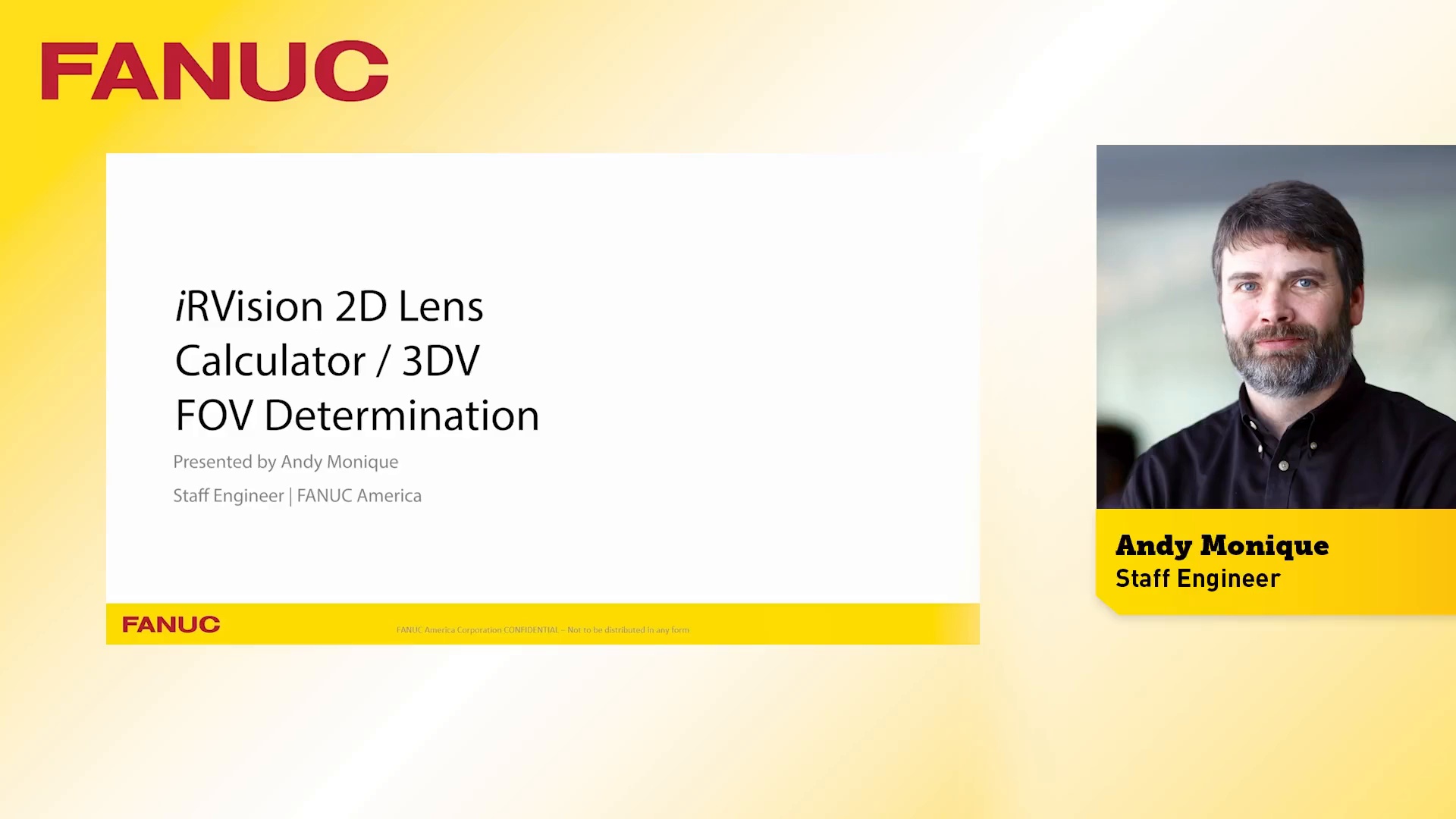 iRVision 2D Lens Calculator/ 3DV Field of View… | Tech Transfer