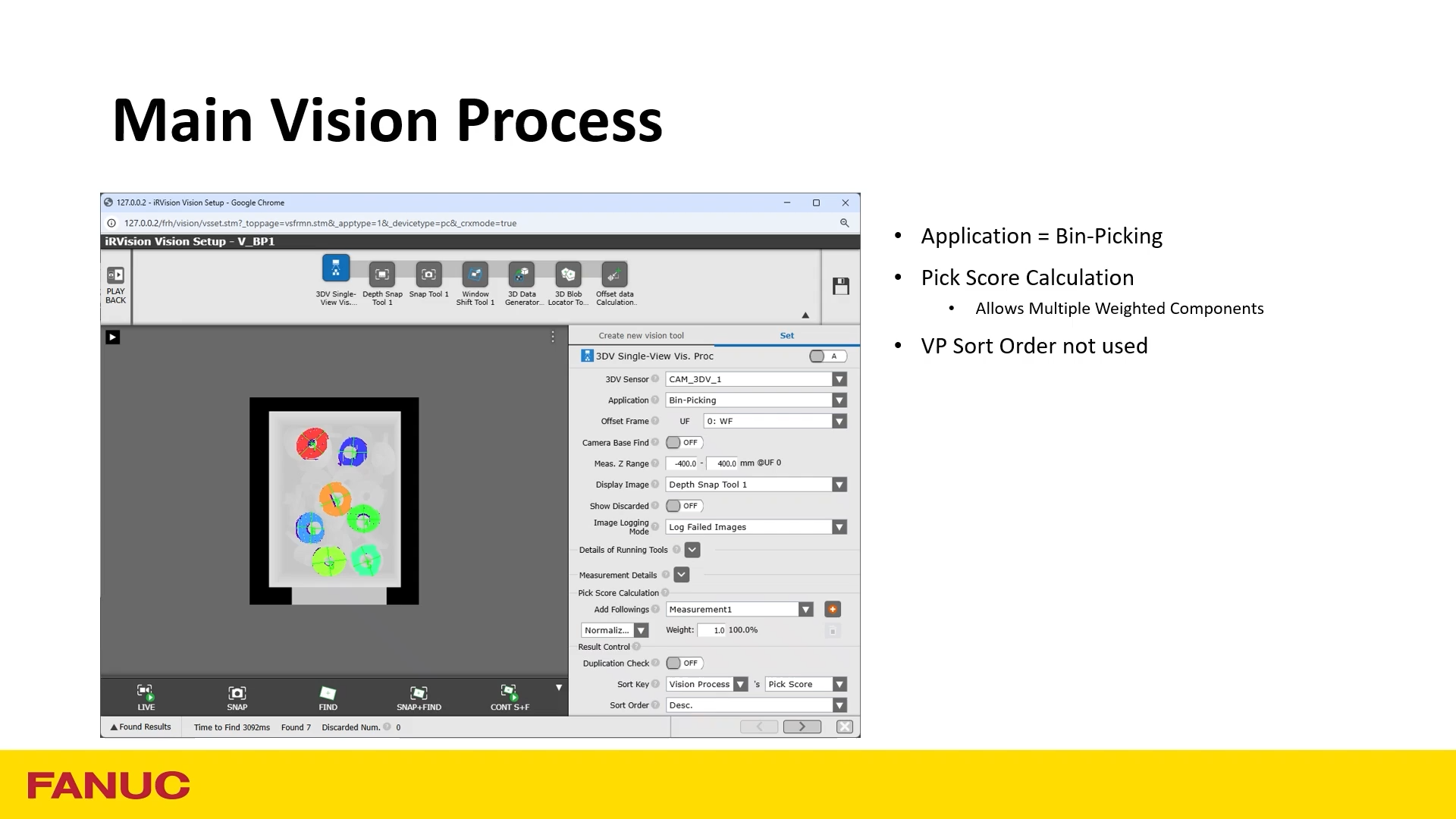I R Vision Bin Picking Overview