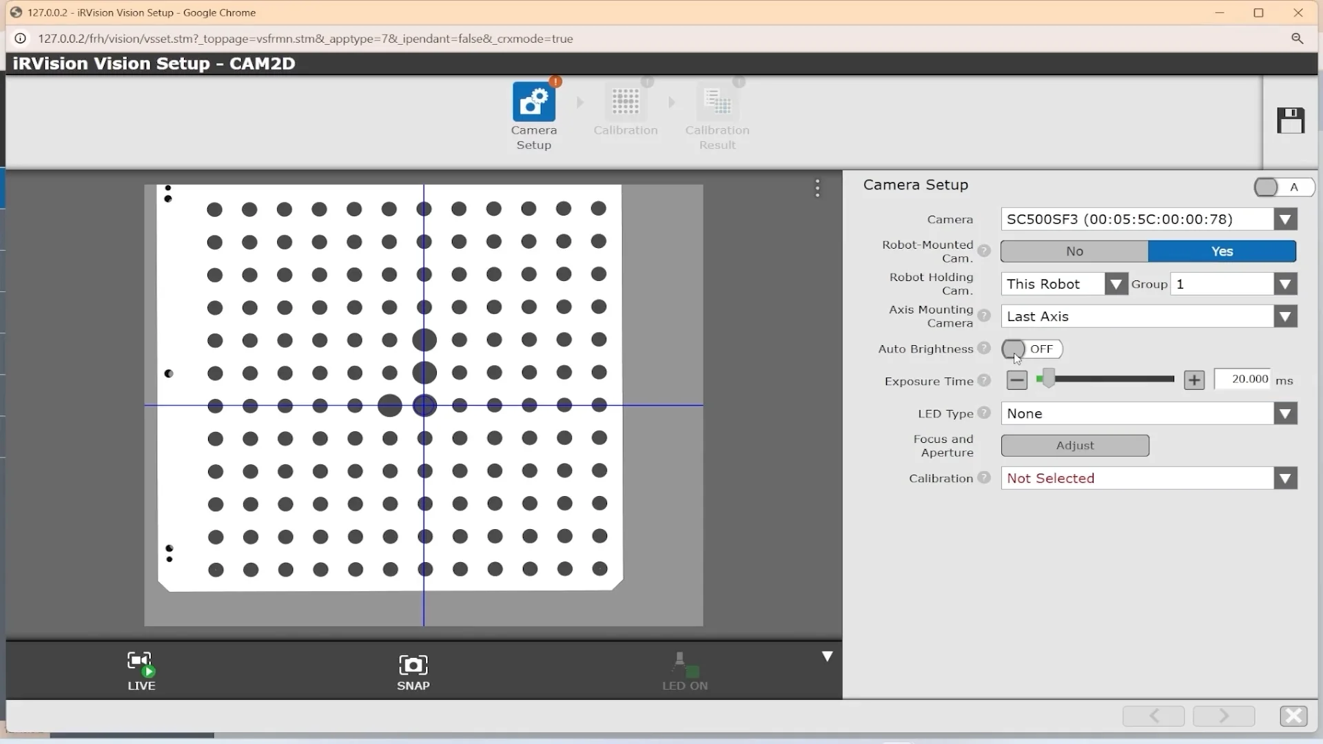 iRVision Camera Calibration