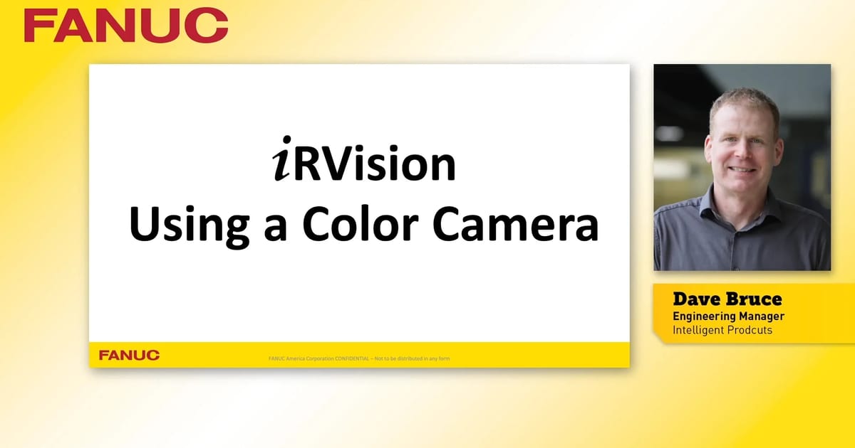 Irvision Software iRVision Color Cameras | Tech Transfer