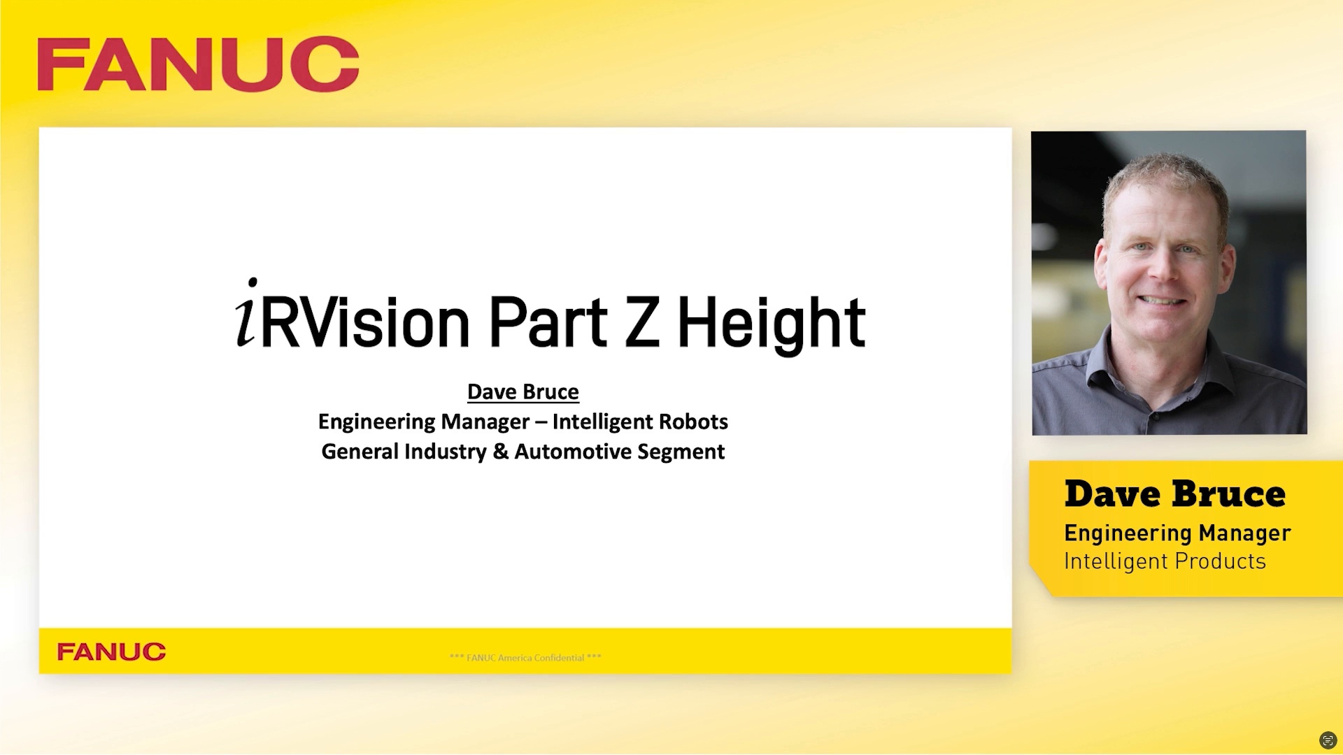 iRVision Part Z Height