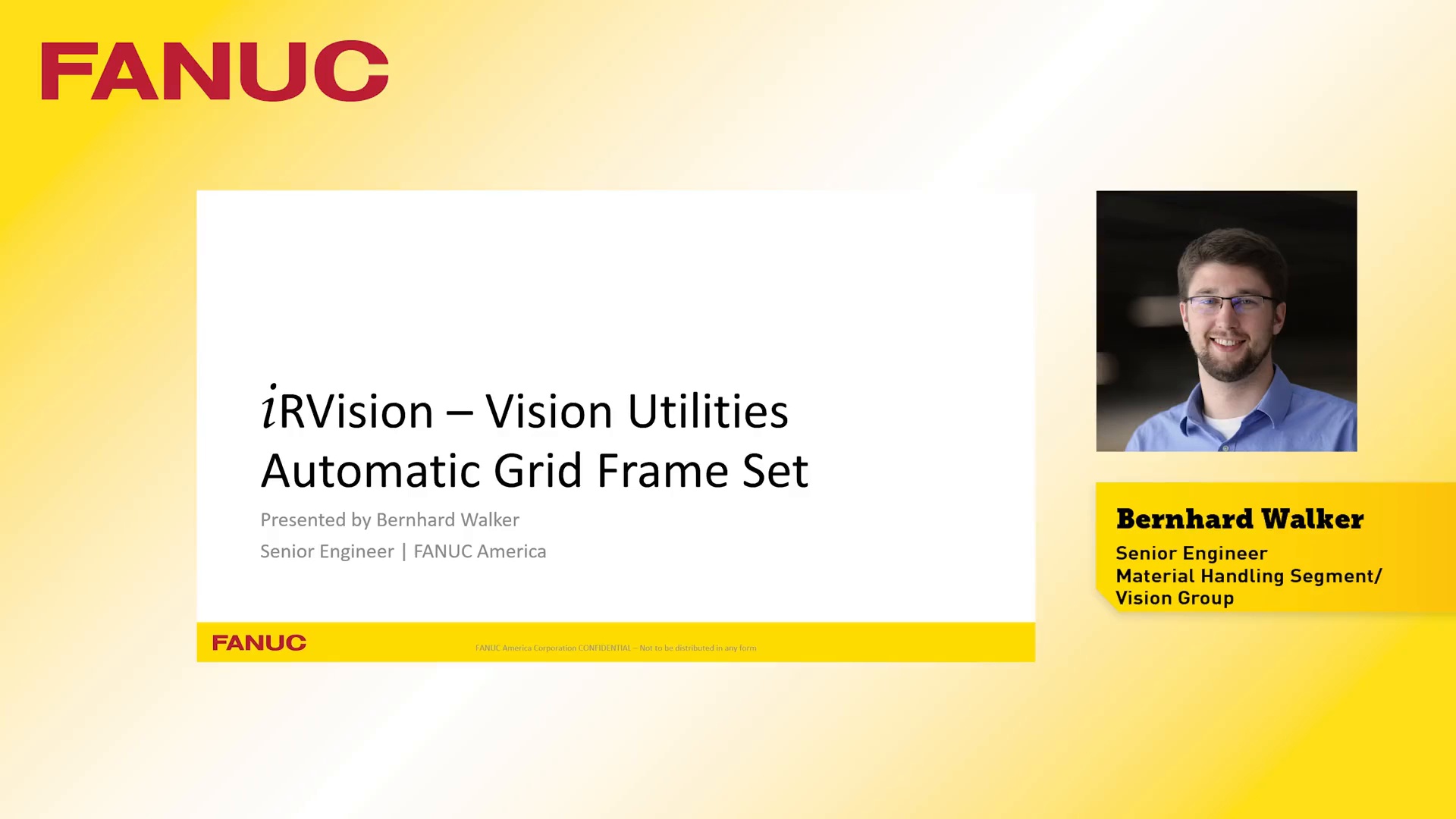 iRVision - Vision Utilities Automatic Grid Frame Set | Tech Transfer