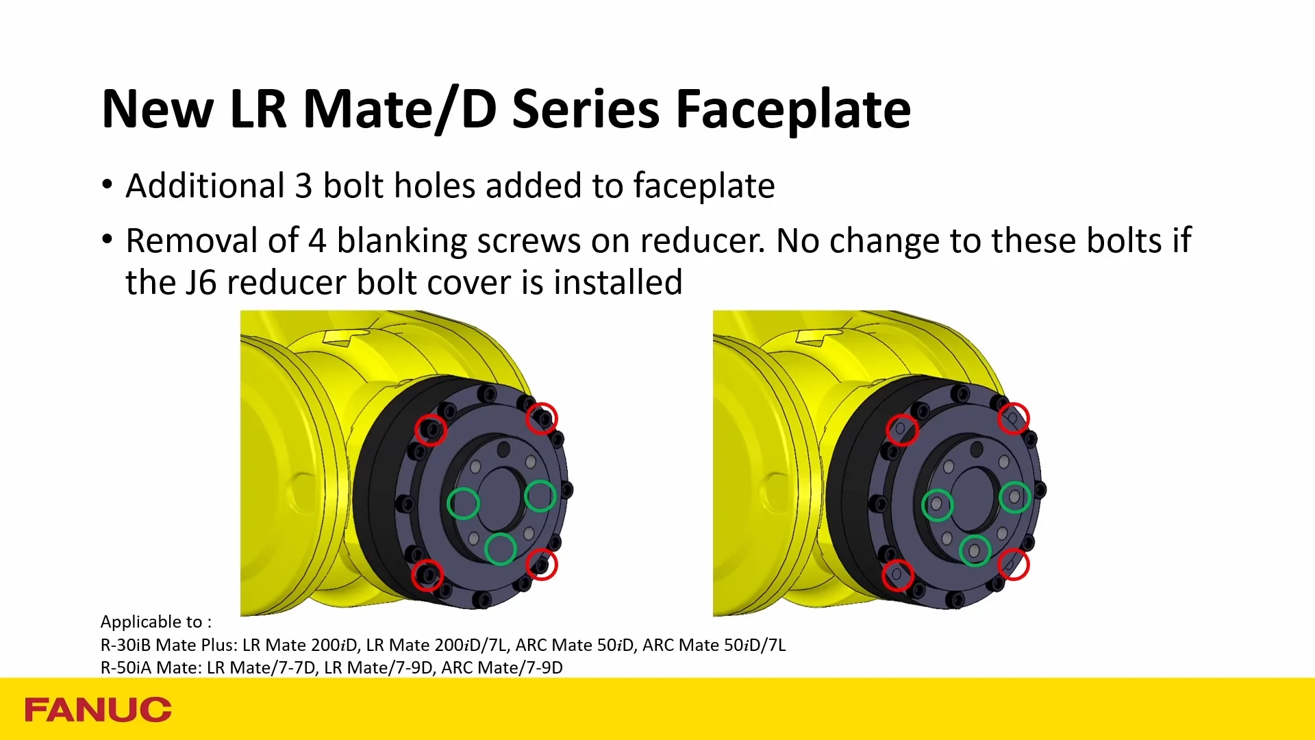 LR Mate Series R-50iA Updates