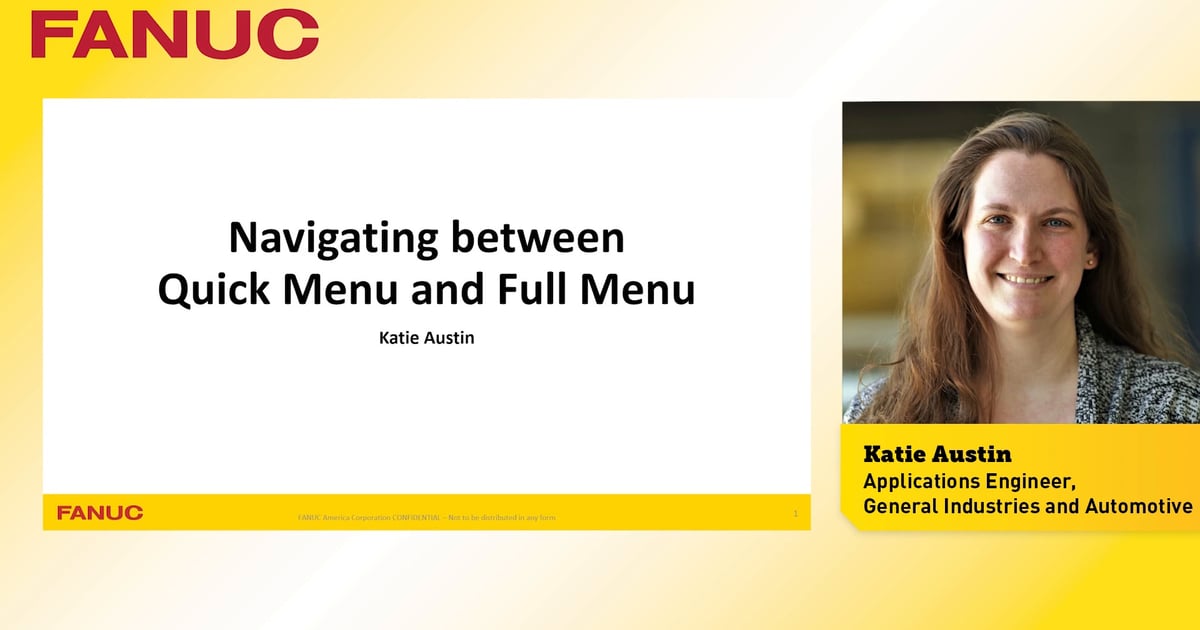 Navigating between Quick Menu and Full Menu | Tech Transfer