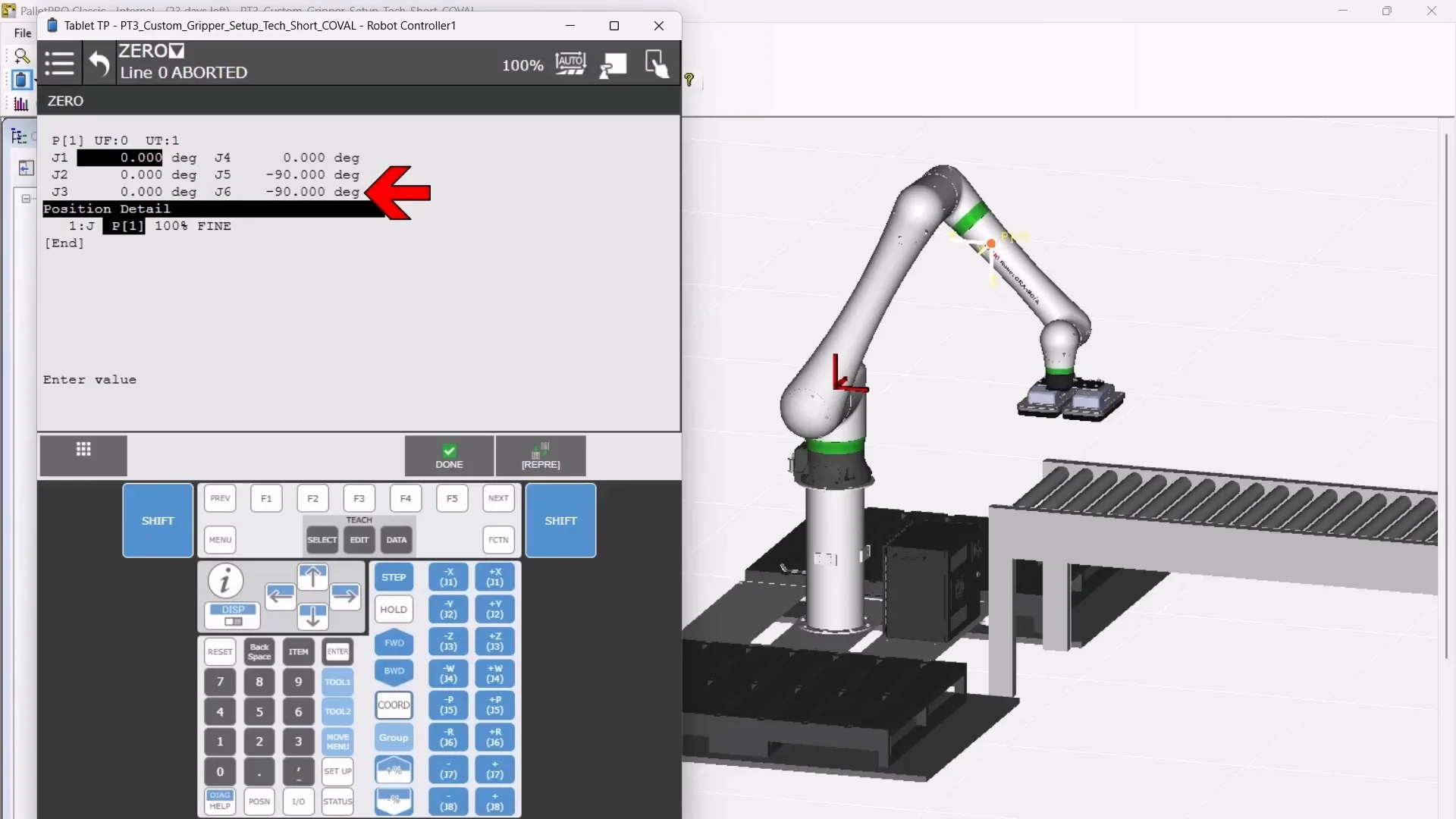 PalletTool 3 - Determining the UTOOL Values for Custom Grippers