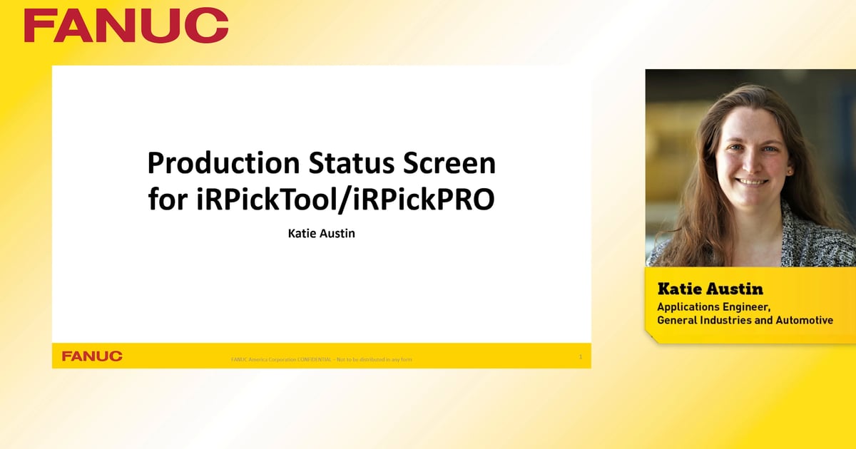 Status Screen Button Rapidpoint Production Status Screen for iRPickTool-iRPickPRO | Tech Transfer