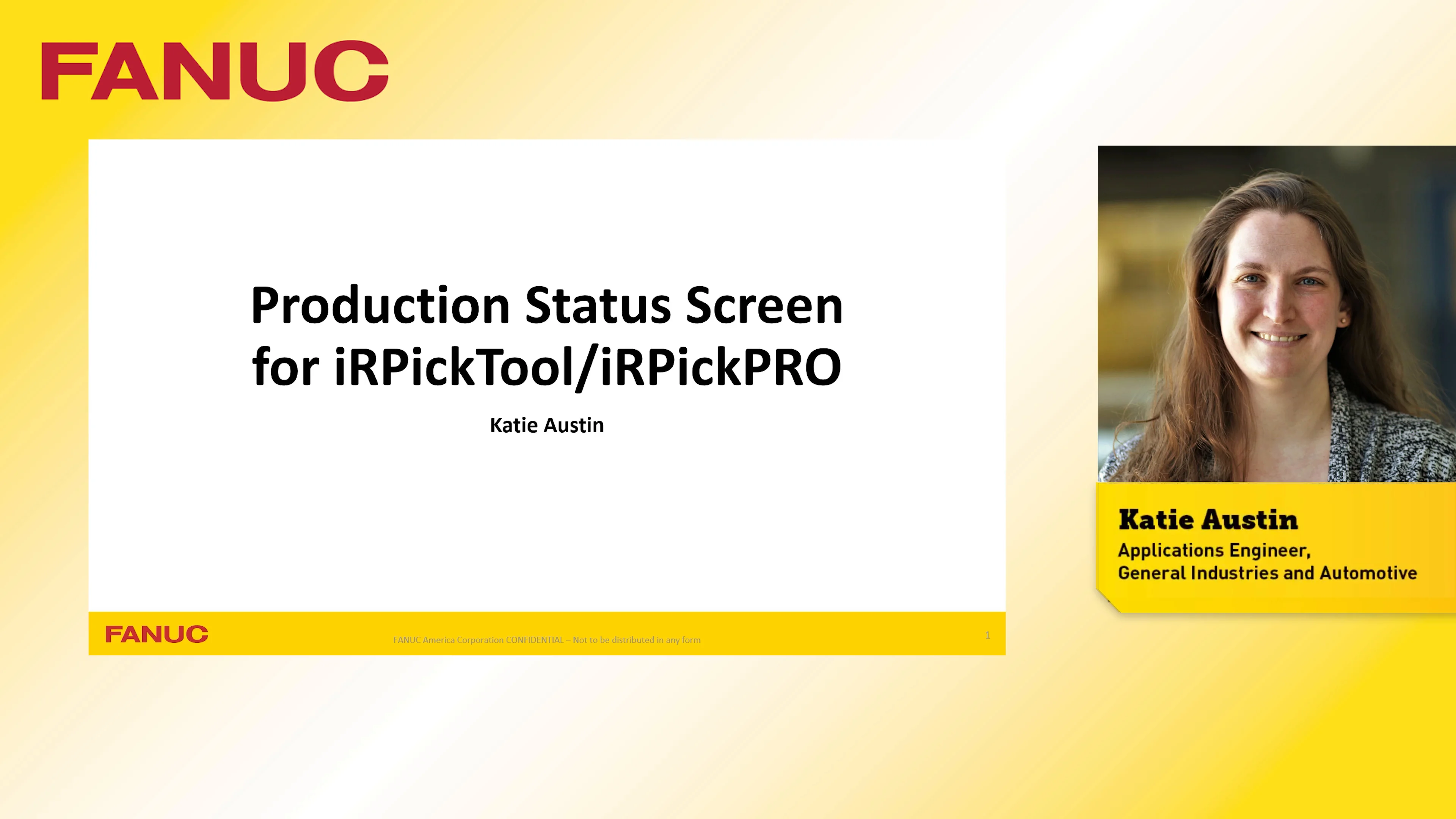 Production Status Screen for iRPickTool-iRPickPRO | Tech Transfer