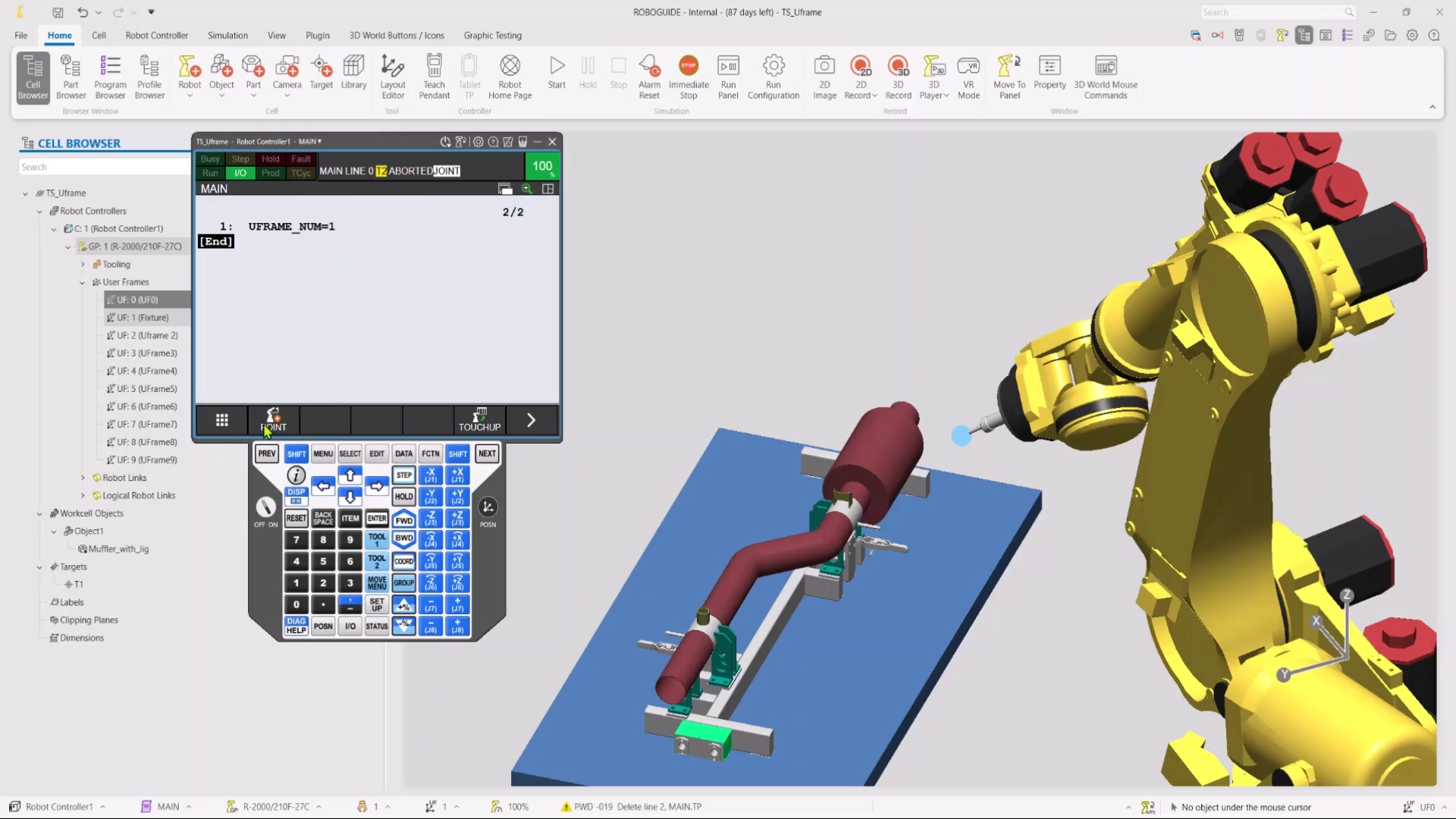 Recording Points In A User Frame | Tech Transfer
