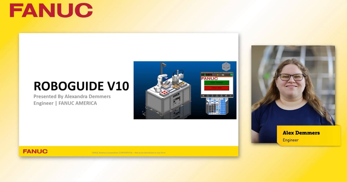 Robo Guide Program ROBOGUIDE V10 New Features | Tech Transfer