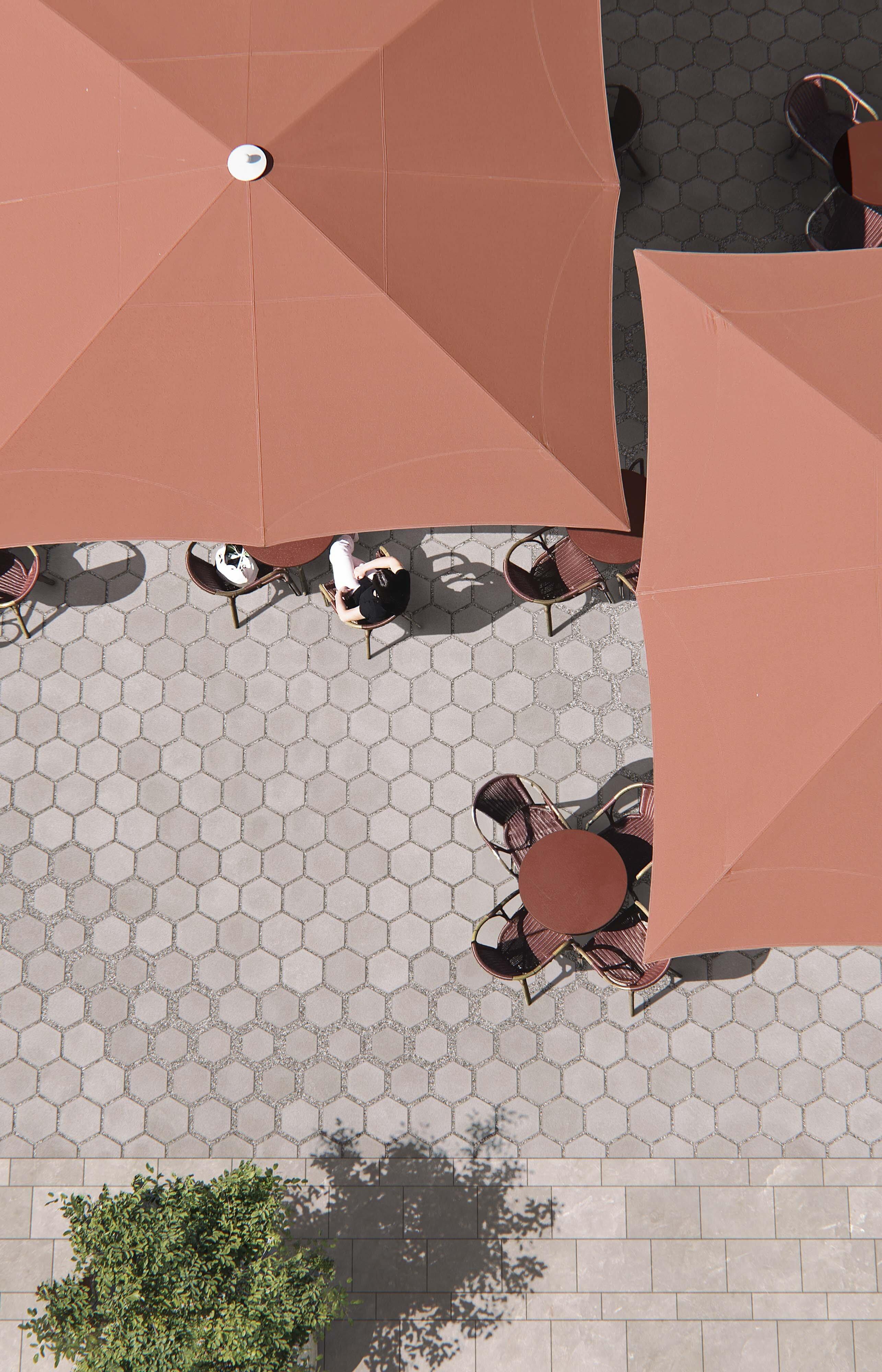 Uteområde tatt ovenfra.