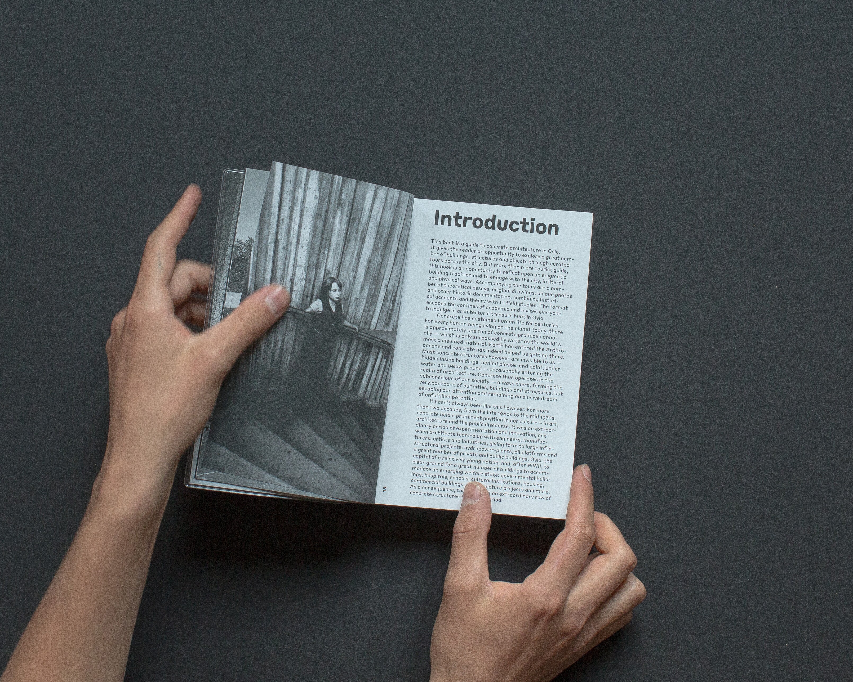 Oppslag fra boken med introduksjon til tema.