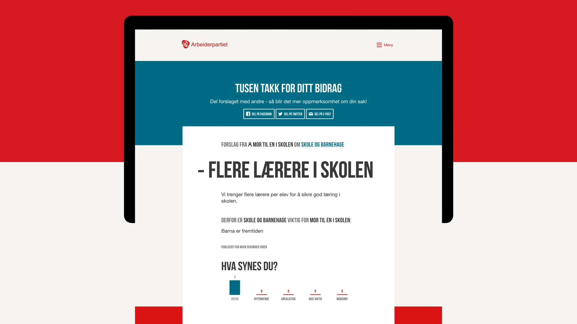 DOGA | Dittforslag.no: Innspill til Arbeiderpartiets partiprogram