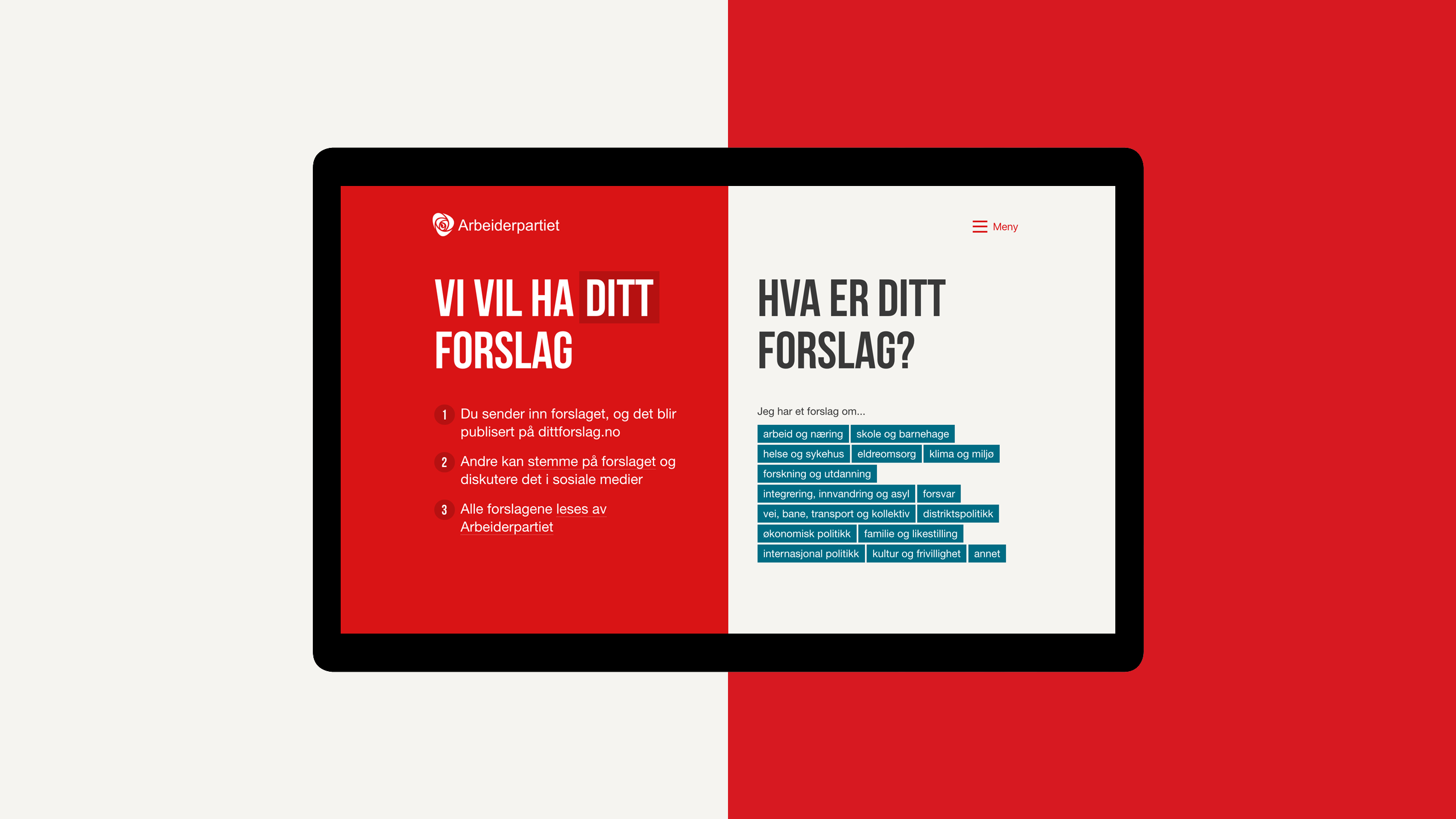 DOGA | Dittforslag.no: Innspill til Arbeiderpartiets partiprogram