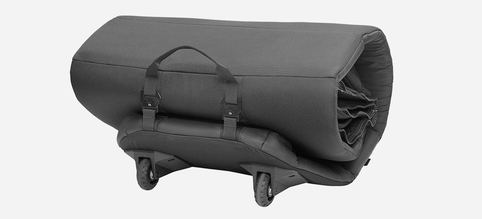 Produktfoto av en sammenrullet bag