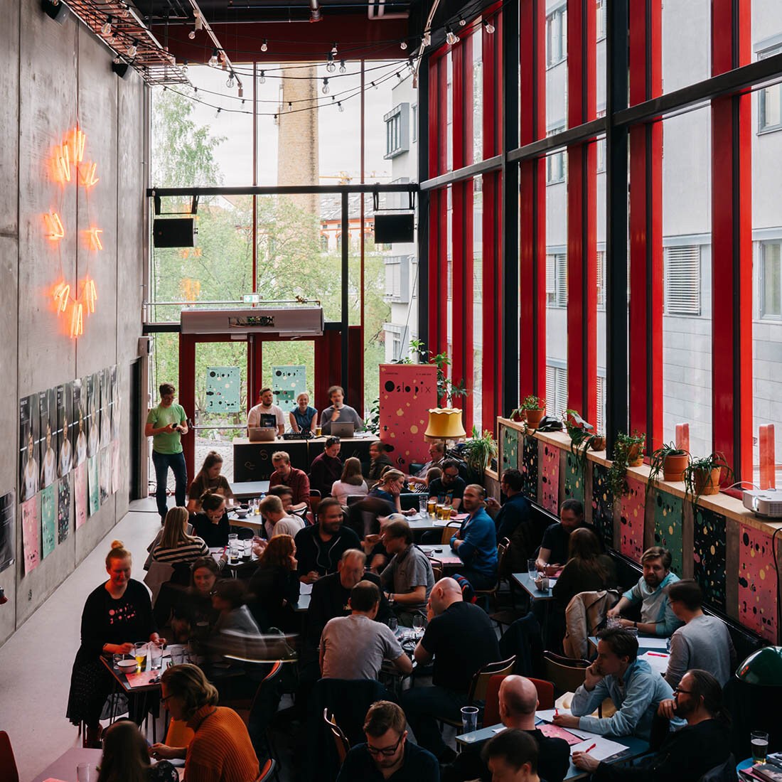 Foajeen på Vega Scene.