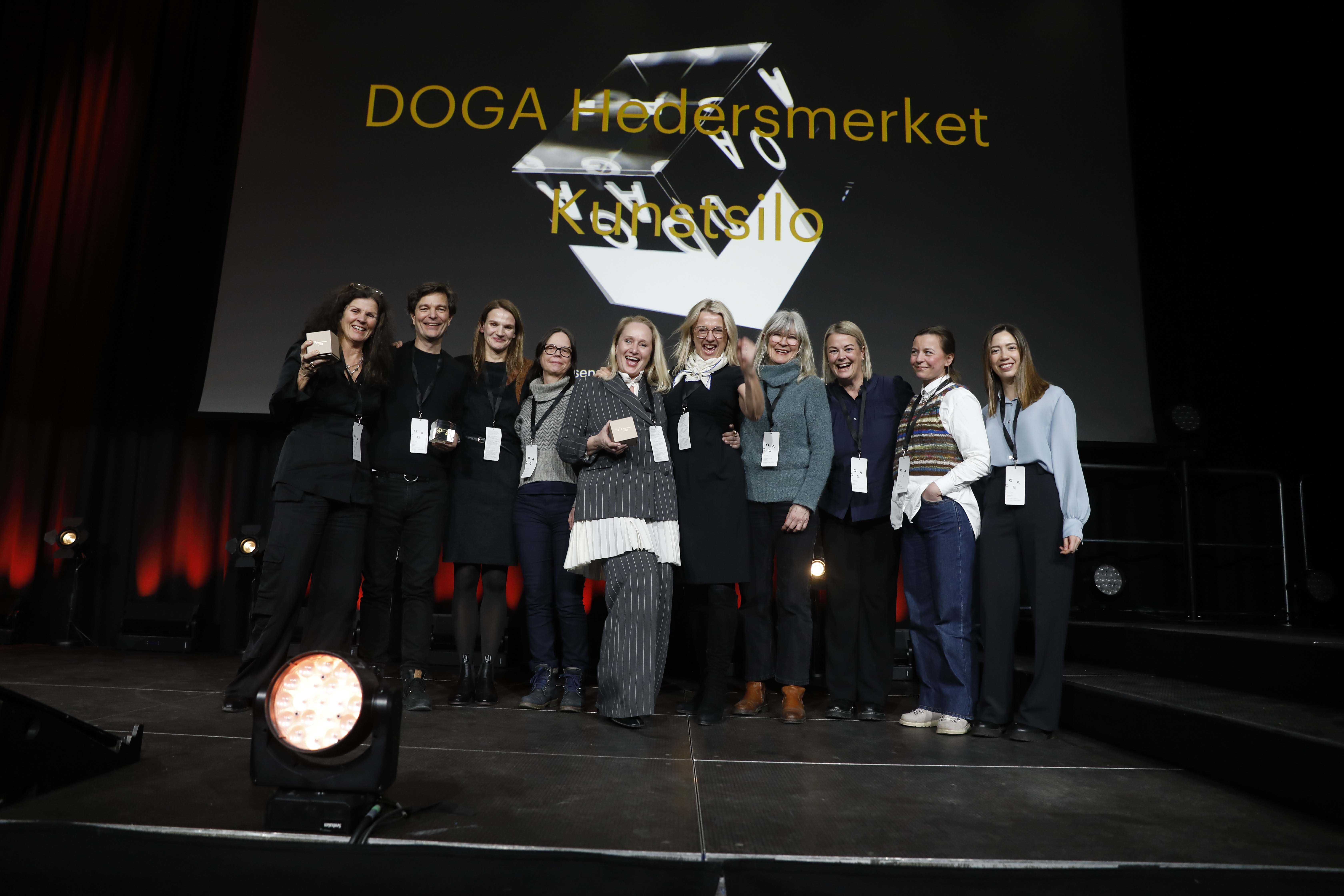 DOGA | Kunstsilo helt til topps – får DOGA Hedersmerket