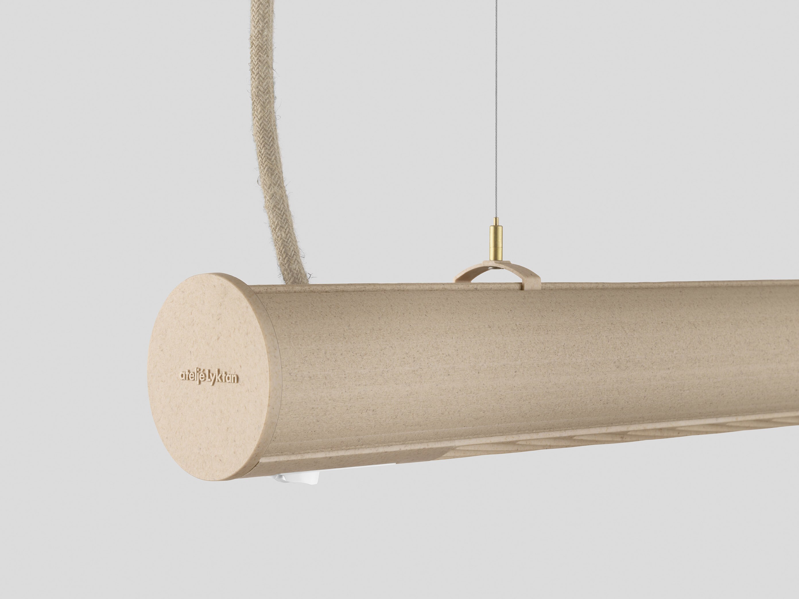 Nærbilde av lampen Superdupertube.