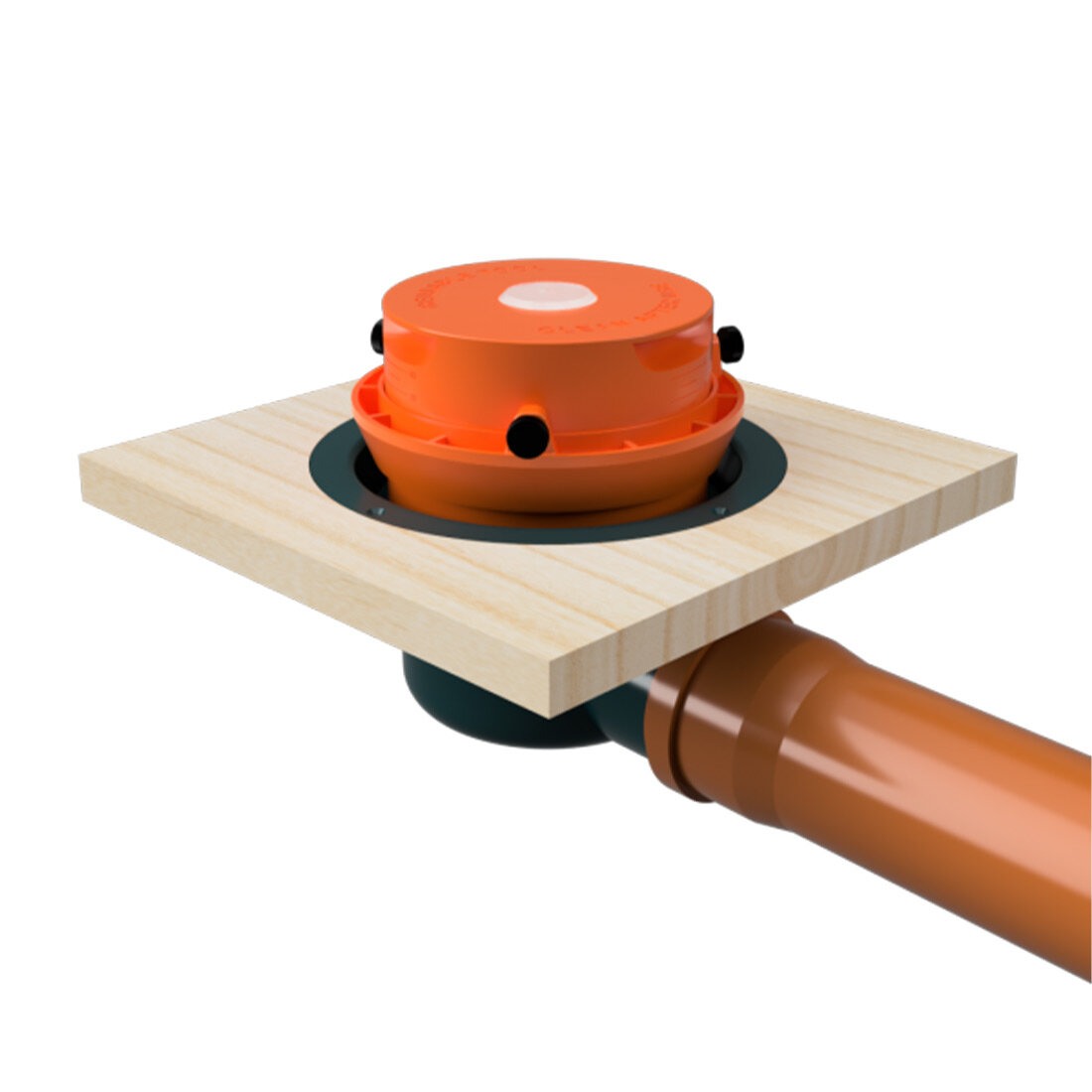 Produktrender av sluk koblet til et rør.