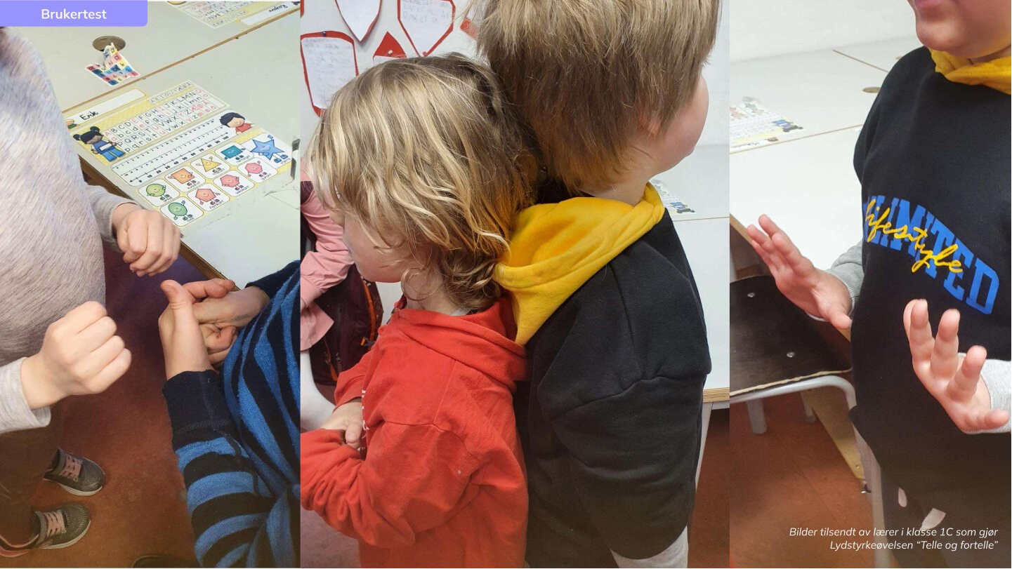 Barn står vendt med ryggen mot hverandre.