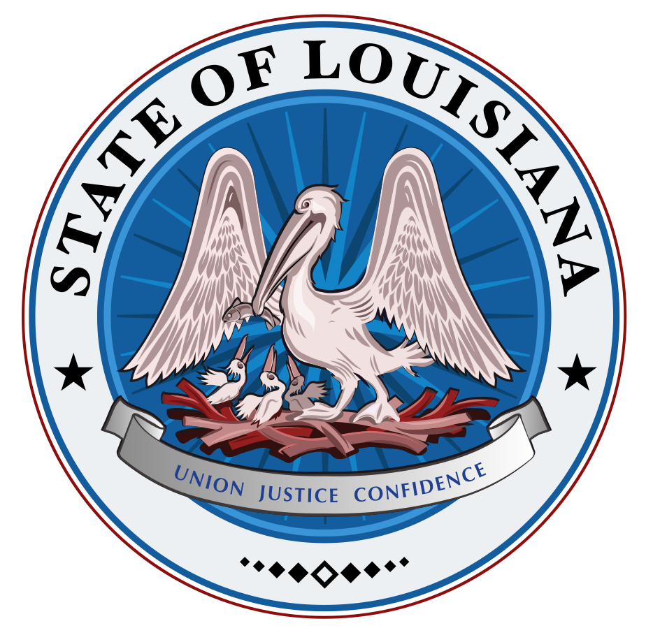 1599px STATE OF LOUISIANA SEAL svg