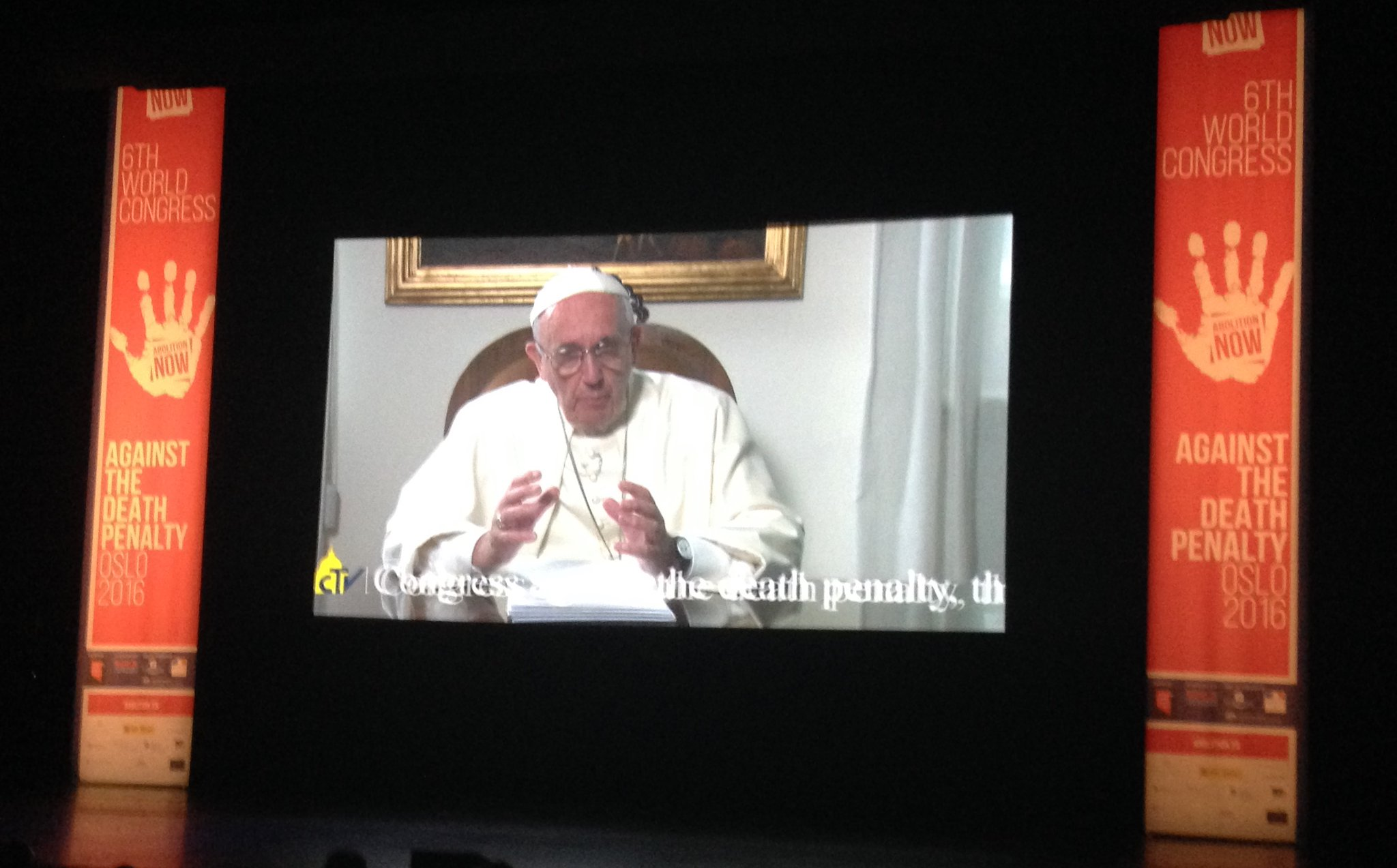 World Congress Against the Death Penalty Renews Call for Global Moratorium, Pope Sends Message of Support