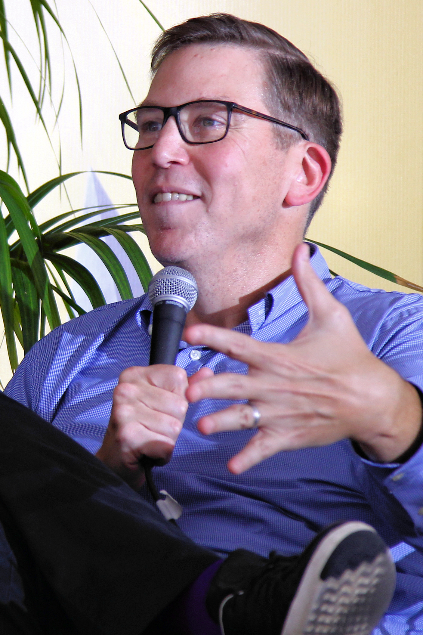 Professor Stephen Vladeck, Charles Alan Wright Chair in Federal Courts, University of Texas School of Law, participating in a session on the United States Supreme Court entitled "For Life" at Open Congress 2023 at The Texas Tribune Festival in Austin, Texas, United States.
